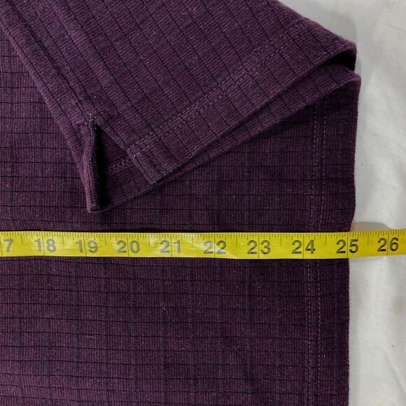 Consensus Sweater Sweatshirt Purple Ribbed V-Neck XL Mens Pullover Cotton Preppy - Picture 8 of 12